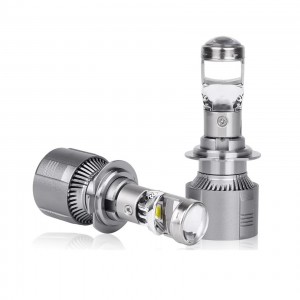 هدلایت لنزدار خودرو مدل A80  پایه H7 بسته 2 عددی