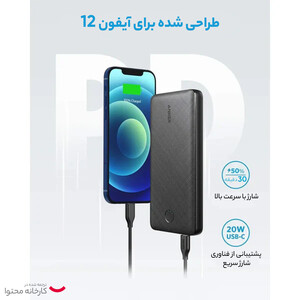 پاوربانک انکر مدل Anker PowerCore Essential PD 20000 mAh A1287