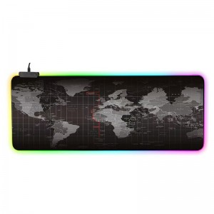 ماوس پد مخصوص بازی مدل  WORLD RGB 30*80
