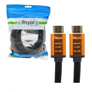 کابل HDMI رویال کد HDTV2 4K طول 1.5 متر