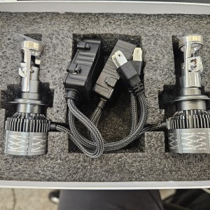 هدلایت لنزدار خودرو مدل A80  پایه H7 بسته 2 عددی