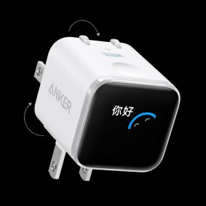 Anker Nano Charger A121D 45W با صفحه نمایش هوشمند | شارژر دیواری انکر نانو ۴۵ وات