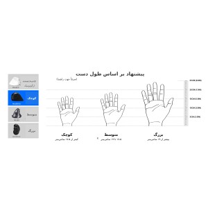 ماوس عمودی بی‌سیم دیلاکس  مدل M618MINI