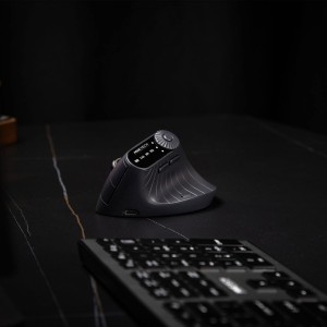 ماوس عمودی JOMAA MKE604 | بی‌سیم، Bluetooth، شارژی و DPI 2400