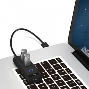 هاب 4 پورت USB 3.0 دی ام مدل CHB007