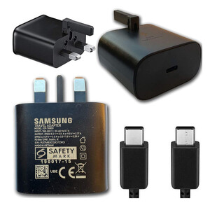 شارژر دیواری 25 وات مدل EP-TA800 به همراه کابل تبدیل USB-C مناسب برای گوشی های سامسونگ