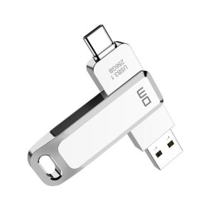 فلش مموری OTG TYPE C دی ام مدل pd168 ظرفیت 128 گیگابایت(ارسال رایگان به تمام نقاط ایران)