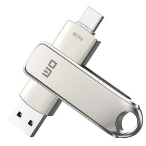 فلش مموری OTG TYPE C دی ام مدل pd189 ظرفیت 128 گیگابایت