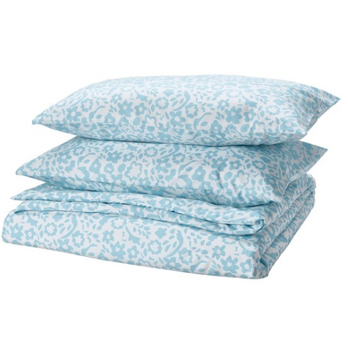 ست روکش لحاف و 2 روبالشی ایکیاCYMBALBLOMMA سایز 240x220 و 50x80سانتی متر