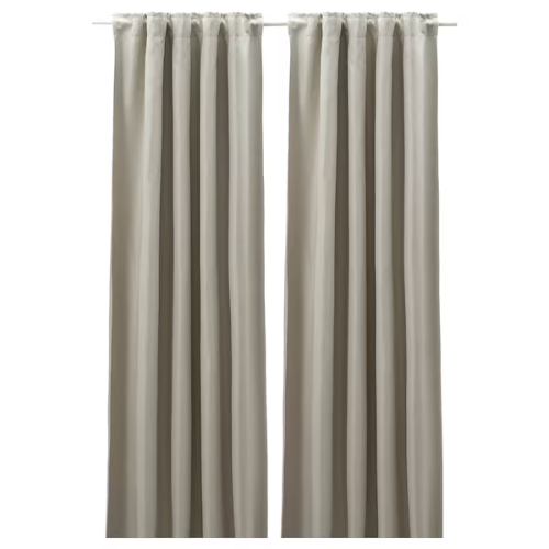 پرده جفت ایکیا ANNAKAJSA تاریک کننده سایز 145 در 300