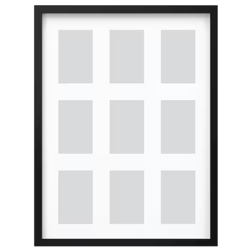 قاب عکس کلاژ 9 قسمتی ایکیا RÖDALM سایز  46x61 سانتی