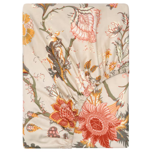 ملحفه فیت تشک ایکیا NÄSSELKLOCKA سایز 90 در 200