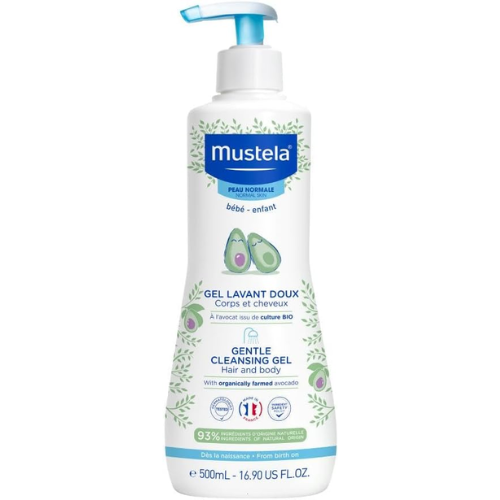 Mustela Baby Gentle Cleansing Gel - Baby Hair &amp; Body Wash