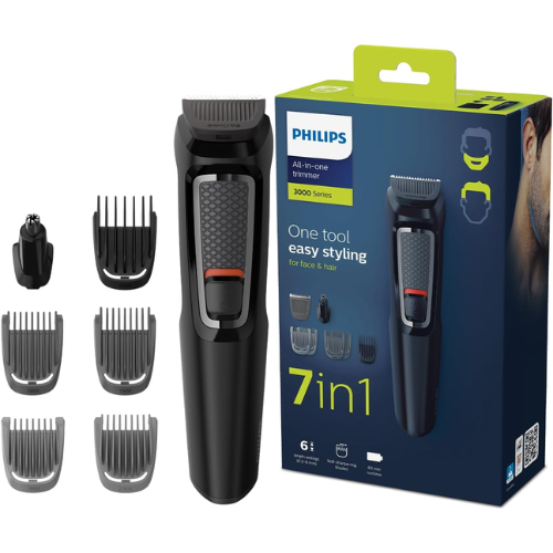 Philips Mg372033, Series 3000 7-In-1 Multigroom, Black
