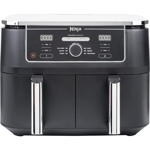 Ninja Foodi MAX Dual Zone Digital Air Fryer, 2 Drawers, 9.5L, 6-in-1