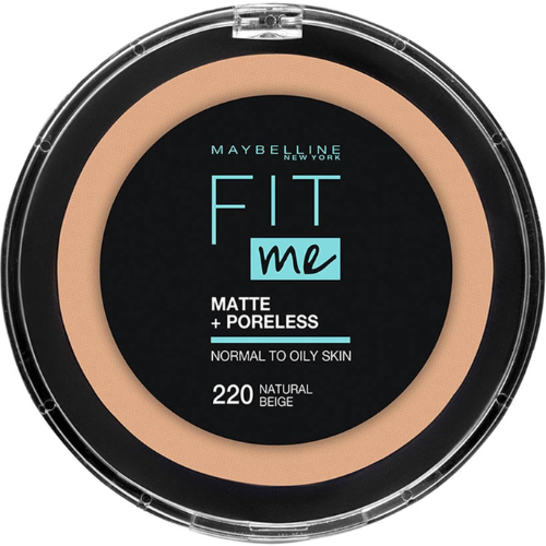 Maybelline New York Fit Me Matte and Poreless Powder, 220 Natural Beige