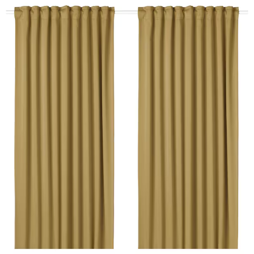 پرده جفت ایکیا MAJGULL تاریک کننده سایز 145 در 300