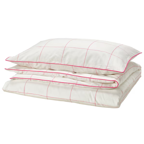 ست روکش لحاف و روبالشی  ایکیا BREDVECKLARE سایز 150x200 و 50x80