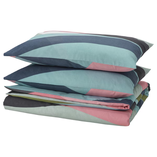 ست روکش لحاف و روبالشی  ایکیا SVALSTJÄRTAR سایز 240x220 و 50x80