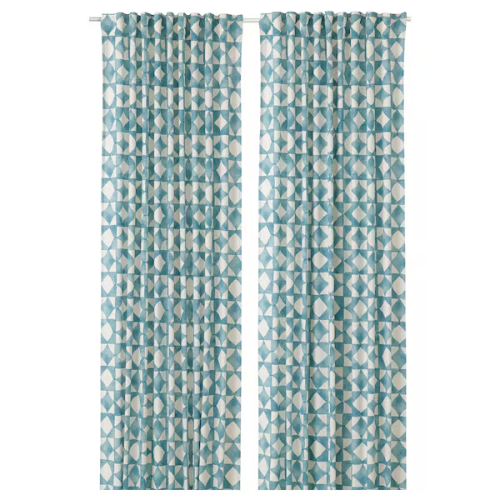 پرده جفت ایکیا GOKVÄLLÅ سایز 145 در 300