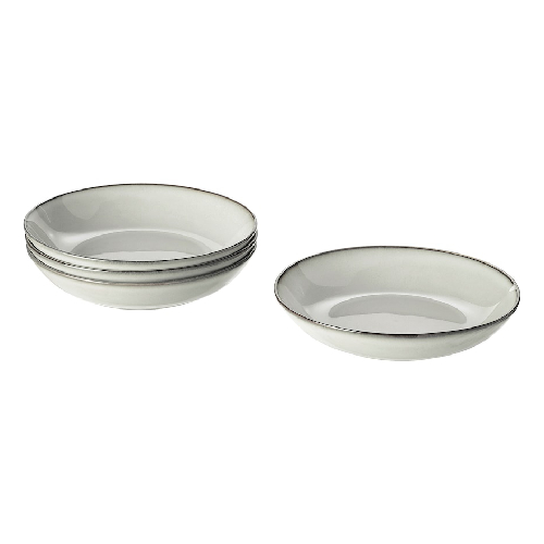 بشقاب خورشت خوری 21 سانتی ایکیا GLADELIG  پک ۴ عددی