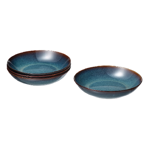 بشقاب خورشت خوری 21 سانتی ایکیا GLADELIG  پک ۴ عددی