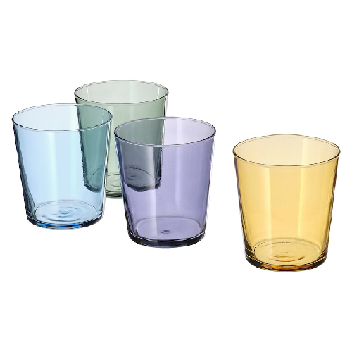 لیوان شیشه ای 0.3 لیتری ایکیا PAPPERSBJORK پک 4 عددی