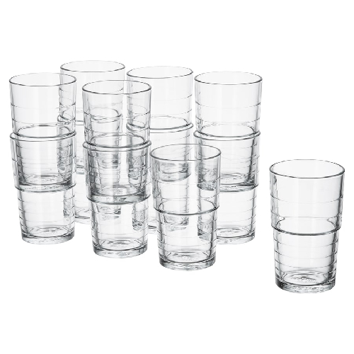 لیوان شیشه ای 0.31 لیتری ایکیا SVEPA پک 12 عددی