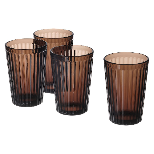 لیوان شیشه ای 0.31 لیتری ایکیا VARDAGEN پک 4 عددی