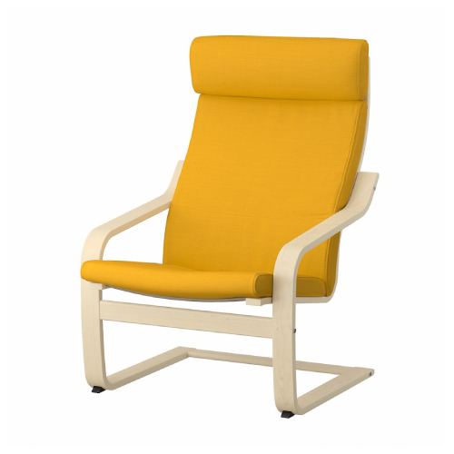 صندلی راحتی ایکیا POANG طرح Skiftebo