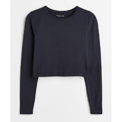 کراپ تاپ ورزشی H&M آستین بلند