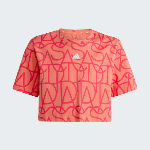 تی شرت نخی کراپ آدیداس Brand Love بچه‌گانه