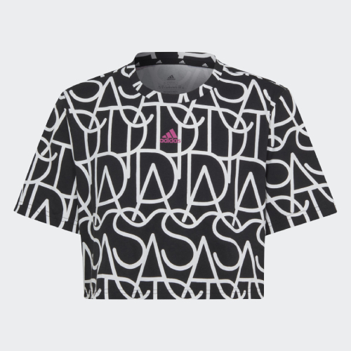 تی شرت نخی کراپ آدیداس Brand Love بچه‌گانه