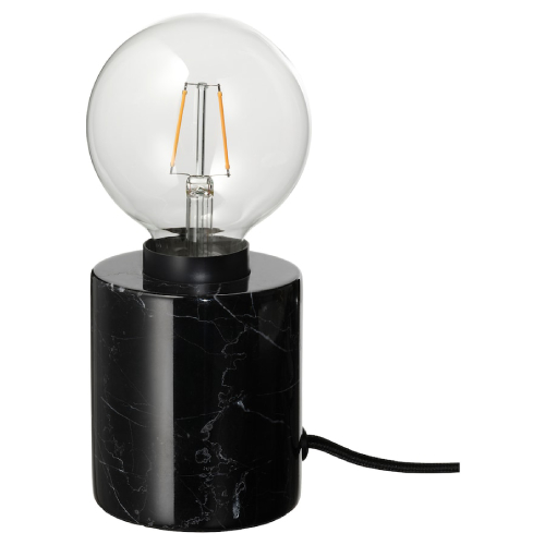 چراغ رومیزی با لامپ ایکیا MARKFROST / LUNNOM