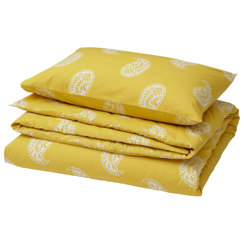 ست روکش لحاف و 2 عدد روبالشی ایکیا AROMATISK