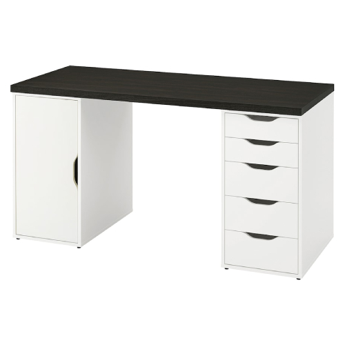 میز کمد دار 140 در 60 سانتی ایکیا LAGKAPTEN / ALEX