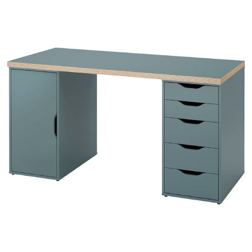 میز کمد دار 140 در 60 سانتی ایکیا LAGKAPTEN / ALEX