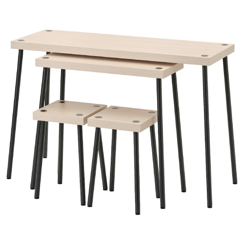 میز و صندلی غذاخوری ایکیا FRIDNAS ست 4 عددی