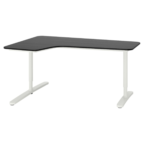 میز کار L سمت چپ ایکیا BEKANT سایز 160 در 110