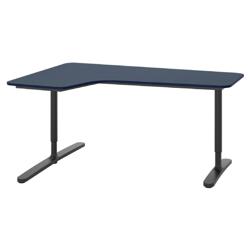 میز کار L سمت چپ ایکیا BEKANT سایز 160 در 110