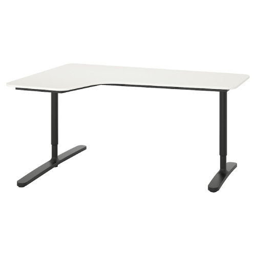 میز کار L سمت چپ ایکیا BEKANT سایز 160 در 110