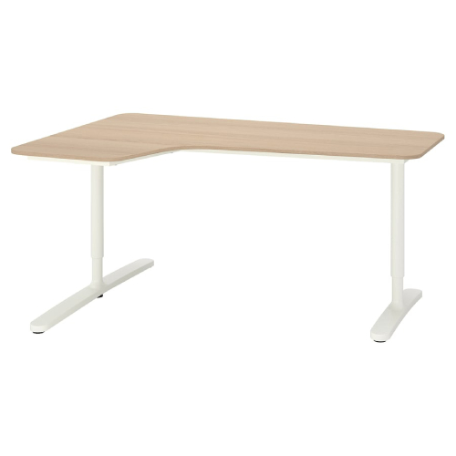 میز کار L سمت چپ ایکیا BEKANT سایز 160 در 110