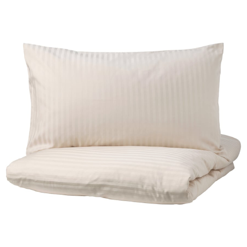 ست روکش لحاف و 2 روبالشی ایکیا NATTJASMIN سایز 240x220 و 50x80