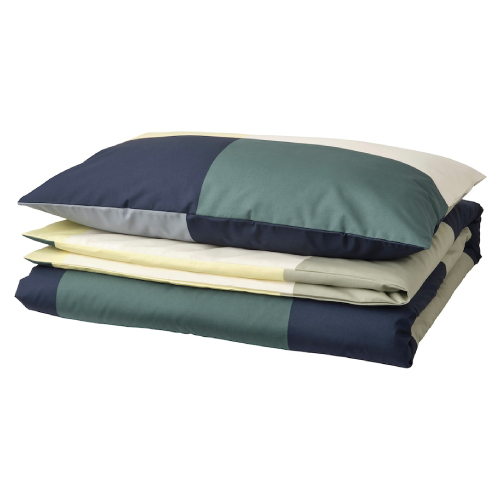 ست روکش لحاف و روبالشی ایکیا BRUNKRISSLA سایز 150x200 و 50x80