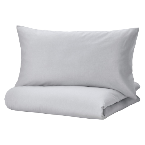 ست روکش لحاف و روبالشی ایکیا NATTSVARMARE سایز 150x200 و 50x80