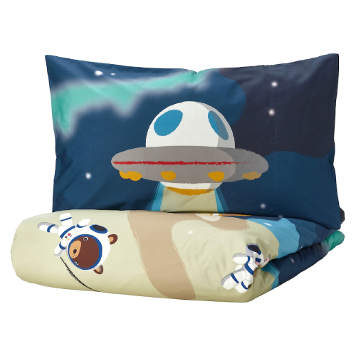 ست روکش لحاف و روبالشی کودک ایکیا AFTONSPARV سایز 150x200 و 50x80