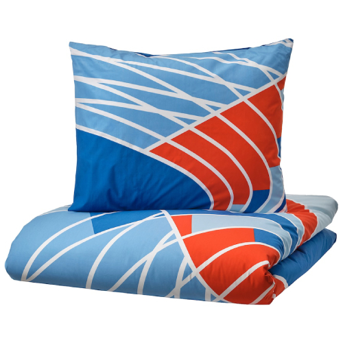 ست روکش لحاف و روبالشی کودک ایکیا SPORTSLIG سایز 150x200 و 50x80