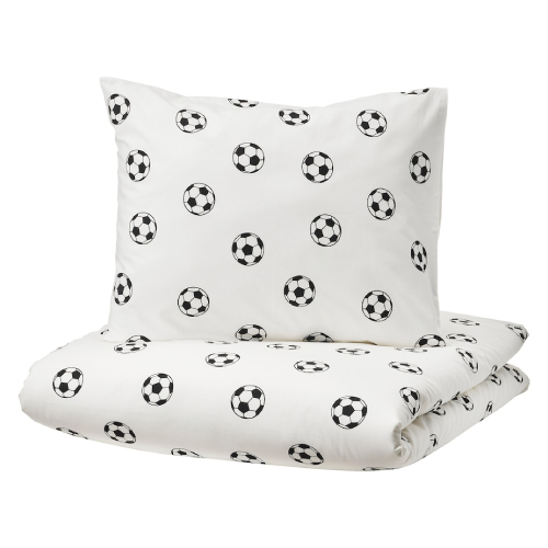 ست روکش لحاف و روبالشی کودک ایکیا SPORTSLIG سایز 150x200 و 50x80