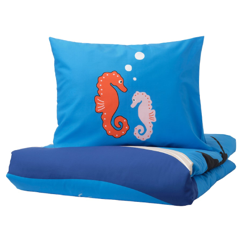 ست روکش لحاف و روبالشی کودک ایکیا BLAVINGAD سایز 150x200 و 50x80