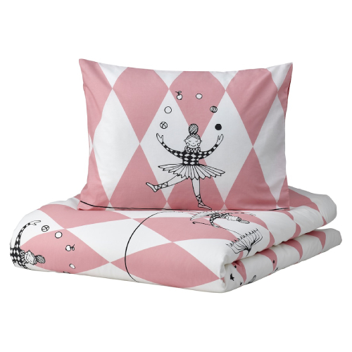 ست روکش لحاف و روبالشی کودک ایکیا BUSENKEL سایز 150x200 و 50x80